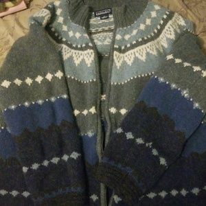 Lands End Zip Up Sweater